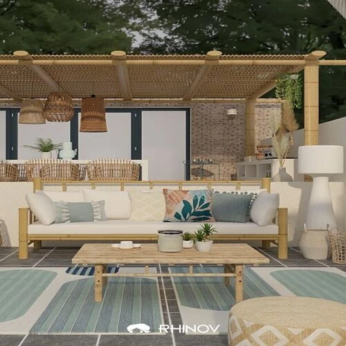Une terrasse esprit vacances